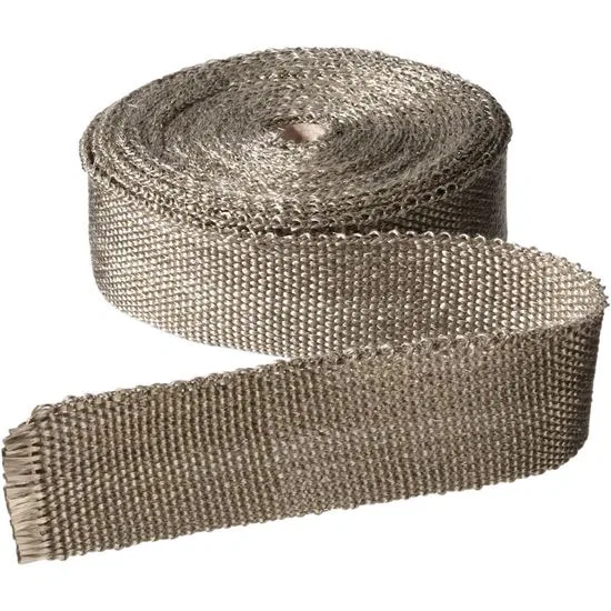 504-2000 – HELIX RACING Exhaust System Wrap, 50 Foot Length 2 Inch Width Basalt/ Bronze Fiberglass Withstands 1200 De...